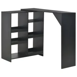 stolik-barowy-z-ruchomym-regalem-czarny-138-x-39-x-110-cm