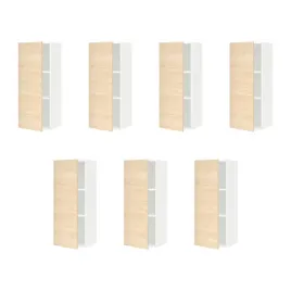 7-szt-szafka-scienna-z-polkami-biala-40x100-cm-regulowana