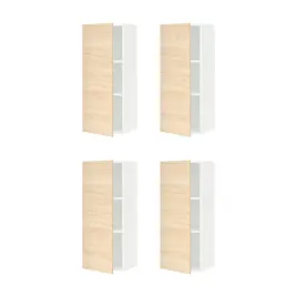 4-szt-szafka-scienna-z-polkami-biala-40x100-cm-regulowana