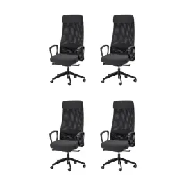 4-szt-ergonomiczne-krzeslo-biurowe-ciemnoszare-regulowane