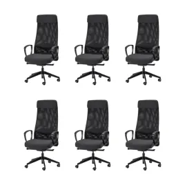6-szt-ergonomiczne-krzeslo-biurowe-ciemnoszare-regulowane