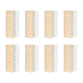 8-szt-szafka-scienna-z-polkami-biala-40x100-cm-regulowana