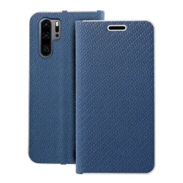 etui-z-klapka-kabura-luna-book-carbon-do-huawei-p30-pro-niebieskie