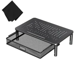 podstawka-pod-monitor-laptop-regulowana-z-szuflada-metalowa-sciereczka