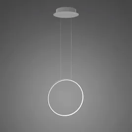 lampa-wiszaca-ledowe-okregi-no-1-x-40cm-3k-srebrny-sciemnialna