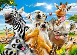 puzzle-200-ukladanka-dla-dzieci-zwierzeta-afryki-zebra-zyrafa-7-castor