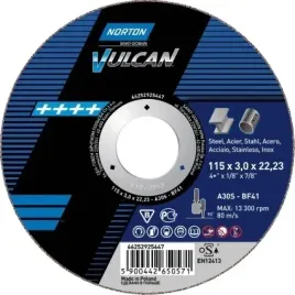 tarcza-do-ciecia-norton-vulcan-inox-a60s-125mm-x-10x2223-typ-41-100-szt