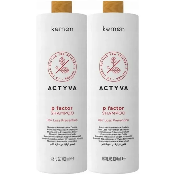 Szampon wzmacniający przeciw wypadaniu KEMON P Factor Actyva 2x1 2L Eco