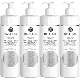 dermo-emulsja-myjaca-basiclab-skora-wrazliwa-i-delikatna-4x300ml-witamina-e