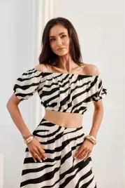 r-l-xl-bluzka-damska-hiszpanka-roco-odkryte-ramiona-zebra-czarno-biala