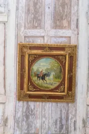 hans-glocke-postdam-1910-scena-rodzajowa-fryderyk-ii-wielki-stary-obraz