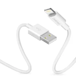 dudao-przewod-kabel-usb-lightning-3a-1m-bialy-jakosc