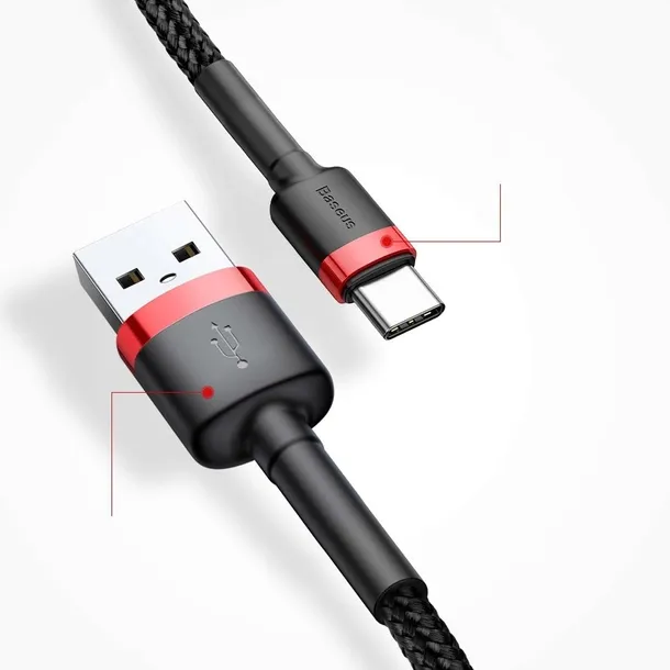 kabel-baseus-cafule-cable-usb-a-usb-c-qc3-0-2a-3m-jakosc-stan-nowy-zgodnosc-ze-standardem-quick-charge-1-0-quick-charge-2-0-quick-charge-3-0