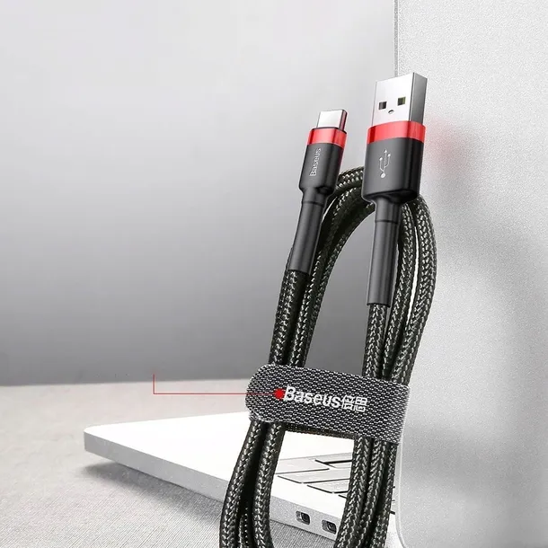 kabel-baseus-cafule-cable-usb-a-usb-c-qc3-0-2a-3m-jakosc-stan-nowy-konstrukcja-oplot