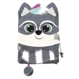 pamietnik-z-klodka-3d-wlochacz-a5-96-kartek-racoon