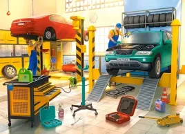 puzzle-100-ukladanka-dla-dzieci-auto-warsztat-samochod-serwis-6-castor