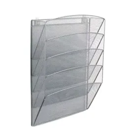 organizer-nascienny-duzy-pg658-organizer-z-siatki-na-ulotki-srebrny-penandgo
