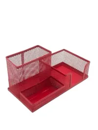 organizer-na-dlugopisy-biurko-przybornik-z-siatki-pg9058-czerwony-penandgo