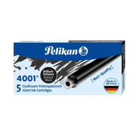 naboje-pelikan-do-piora-dlugie-5-szt-4001-atrament-czarne