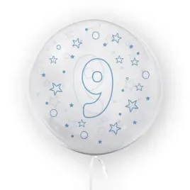 balon-45-cm-cyfra-9-gwiazdki-niebieski-tuban
