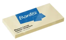 bloczki-samoprzylepne-bantex-125x75-mm-100k-zolte