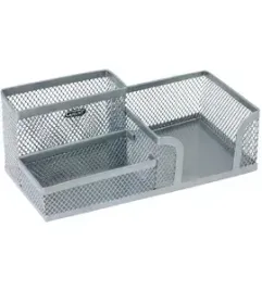 przybornik-na-biurko-siatka-metal-srebrny