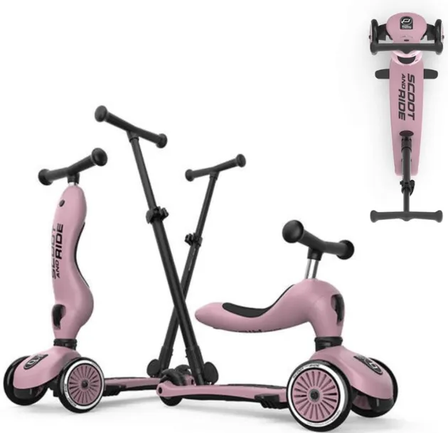 Scoot & Ride Highwaykick 1 Push and Go 2w1 Jeździk i hulajnoga z rączką do