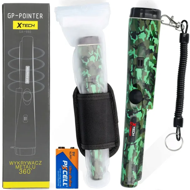 Wykrywacz metalu XTECH GP-Pointer Pro model SA-980 (moro)