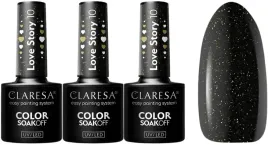 3-x-claresa-lakier-hybrydowy-love-story-10-5g-zlote-drobinki-gleboka-czern