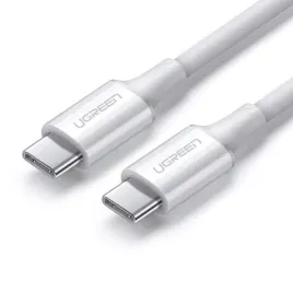 ugreen-kabel-przewod-usb-typ-c-na-typ-c-meski-1-m-bialy-super-jakosc