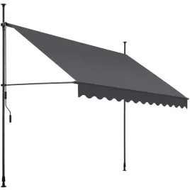 markiza-balkonowa-tectake-300-cm-bez-wiercenia-korbka-uv-czarno-szara