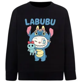 bluza-bez-kaptura-dziecieca-labubu-smieszne-bawelna-nadruk-110-122-w731
