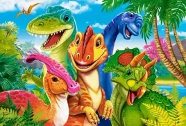 puzzle-40-maxi-ukladanka-dla-dzieci-kolorowe-dinozaury-zwierzeta-4-castor