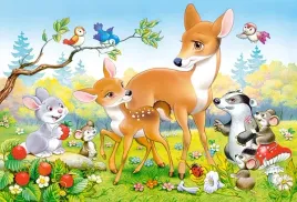 puzzle-40-maxi-ukladanka-lesne-zwierzeta-jelonek-duze-elementy-4-castor
