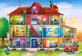 puzzle-40-maxi-ukladanka-dla-dzieci-dom-pokoje-auto-domowe-zycie-4-castor