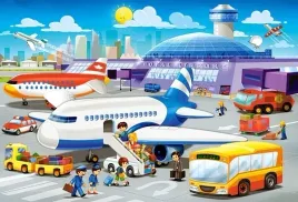 puzzle-40-maxi-ukladanka-lotnisko-samoloty-pojazdy-wakacje-duze-4-castor