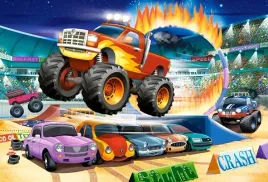 puzzle-40-maxi-ukladanka-monster-truck-show-pojazdy-auto-duze-4-castor