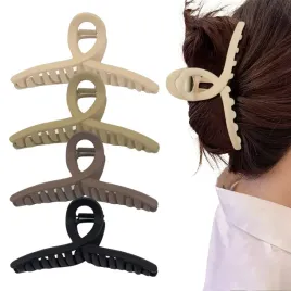 klamry-do-wlosow-zestaw-4-szt-matowe-15-cm-czarna-brazowa-khaki-bezowa