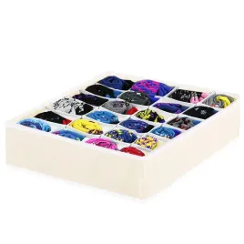 organizer-do-szuflady-na-bielizne-z-24-przegrodkami-bezowy