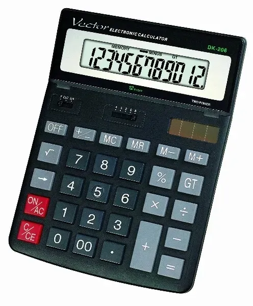 kalkulator-vector-dk-206