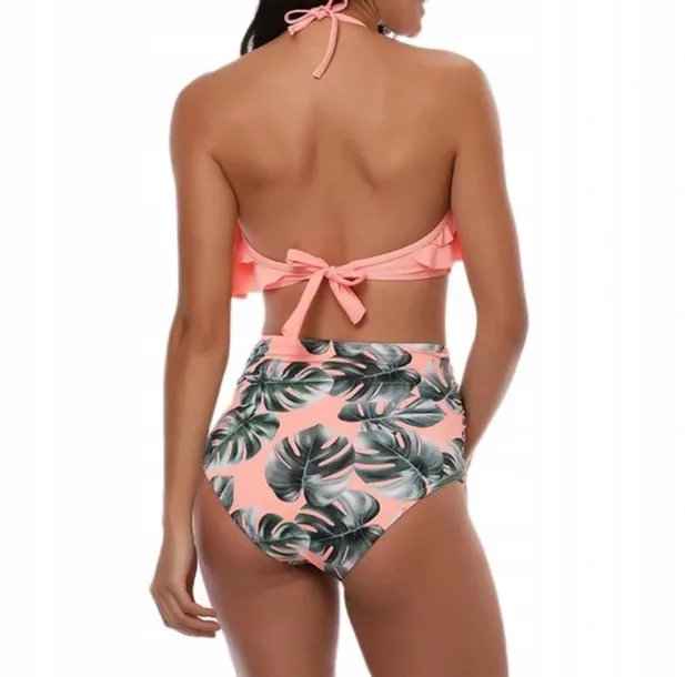 bikini-stroj-kapielowy-wysoki-stan-push-up-boho-m-kolor-pomaranczowy-rozowy-zielony
