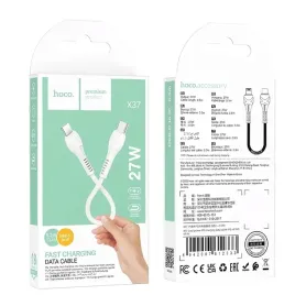 hoco-kabel-x37-usb-c-lightning-pd-27w-0-5m-bialy