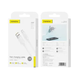 foneng-kabel-xs07-micro-usb-2-1a-1m-bialy