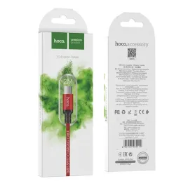 hoco-kabel-x14-micro-usb-3-1a-2m-czerwony