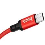hoco-kabel-x14-micro-usb-3-1a-2m-czerwony-kolor-czerwony