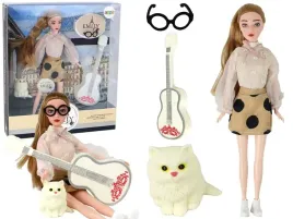 lalka-modowa-dla-dzieci-emily-30cm-dlugie-blond-wlosy-gitara-okulary-kotek