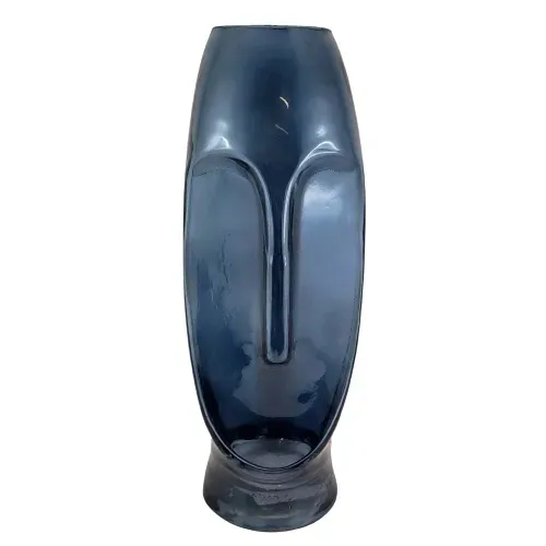 wazon-twarz-niebieski-szklany-30cm-stan-nowy