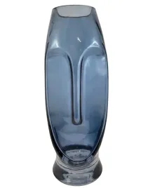 wazon-twarz-niebieski-szklany-25cm