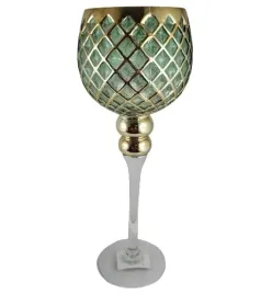 kielich-szklany-zielony-zloty-transparentny-35cm