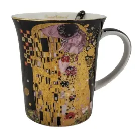 kubek-g-klimt-czarny-pocalunek-300ml-z-lyzeczka